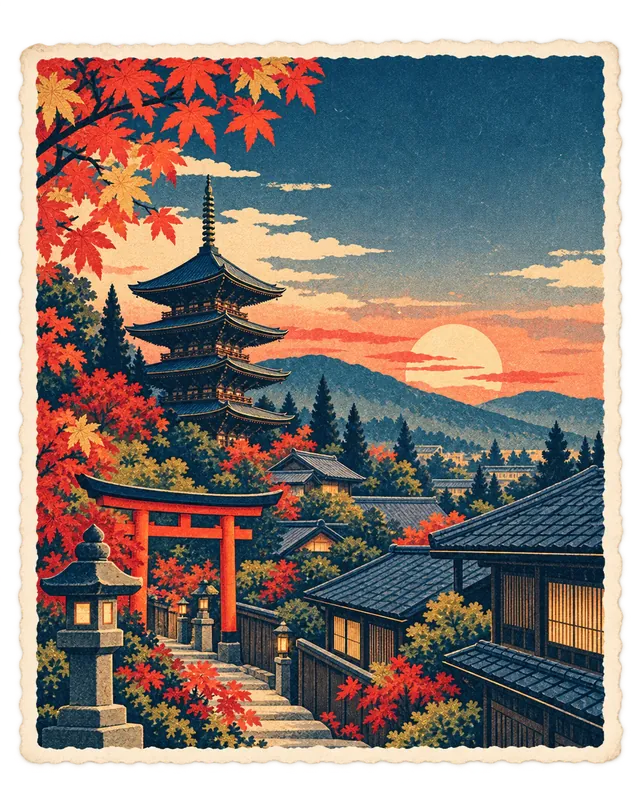 A postcard from Kyoto